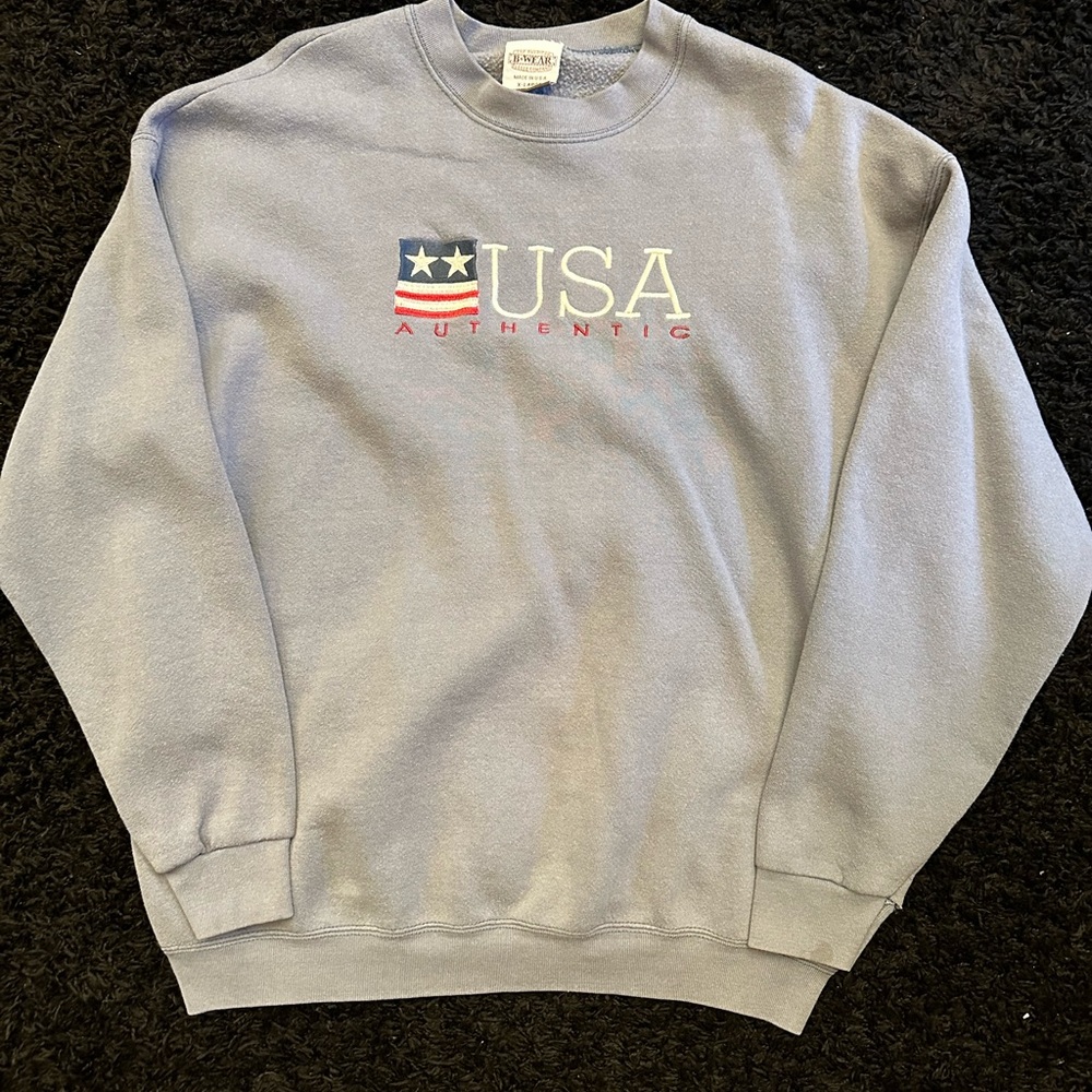 USA print crewneck vintage